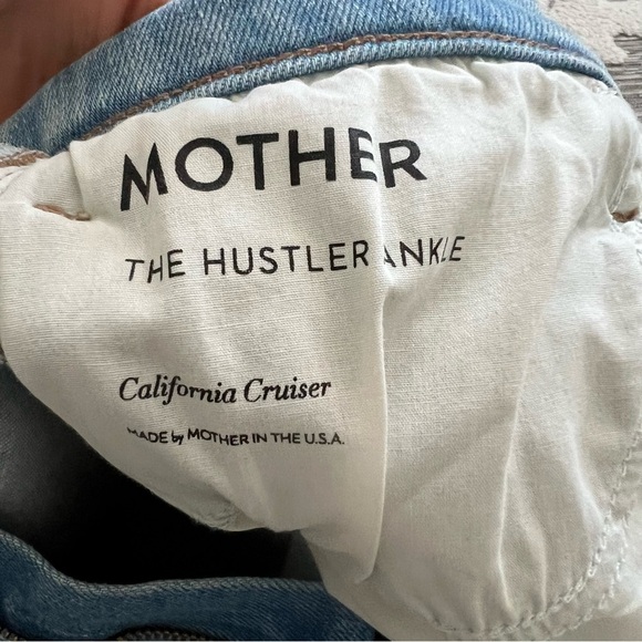 MOTHER The Hustler High Rise Flare Leg Ankle Jeans in California Cruiser Size 26 - Picture 13 of 13